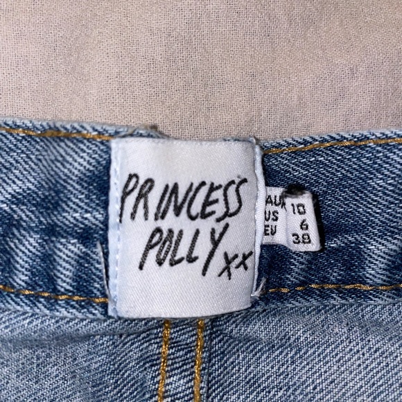 Princess Polly asymmetrical jeans - Picture 3 of 4